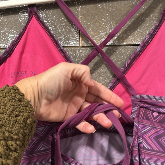 Carve designs purple adjustable swim cover up dress size XL - Picture 5 of 8